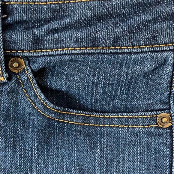 Michael Kors Straight Leg Blue Jeans - Picture 6 of 15